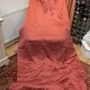 Terracotta Pencil Pleat Interlined Second-Hand Curtains - Up to 8 pairs available