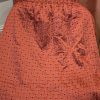 Terracotta Pencil Pleat Interlined Second-Hand Curtains - Up to 4 pairs available - Image 3