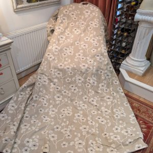 Romo Linen Chidori Eyelet Interlined Second-Hand Curtains W295 D234