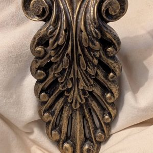 Antique Effect Gilt Finished Wooden Curtain Hold Backs